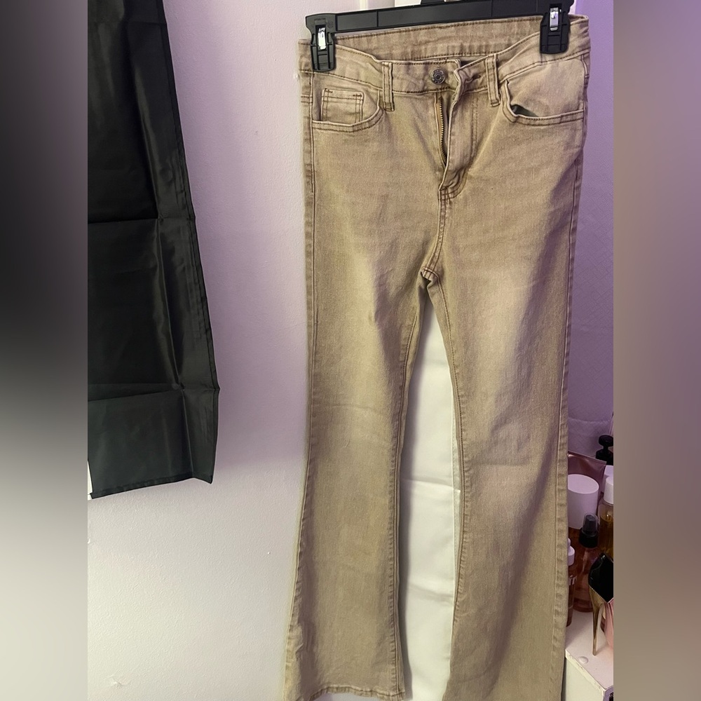 Women's Tan Jeans